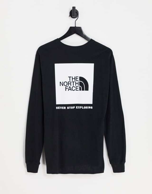 The North Face Box NSE back print T-shirt in black