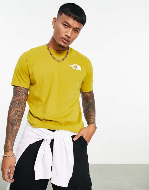 The North Face NSE Box back print logo t-shirt in white