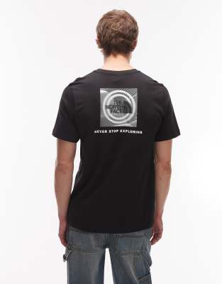 The North Face Box NSE Energy backprint t-shirt in black