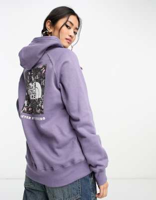 The North Face Box Nse Pullover Back Print Hoodie In Dark Gray | ModeSens
