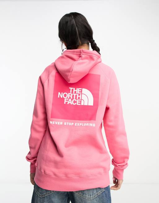 The north face women's pink ribbon pullover hoodie hot sale