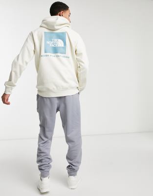 The North Face Box Nse Pullover Hoodie In Cream Asos