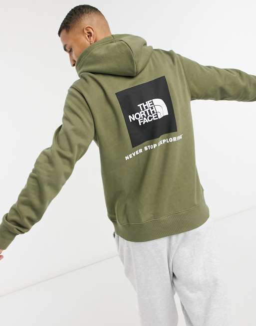 Army green 2024 north face hoodie