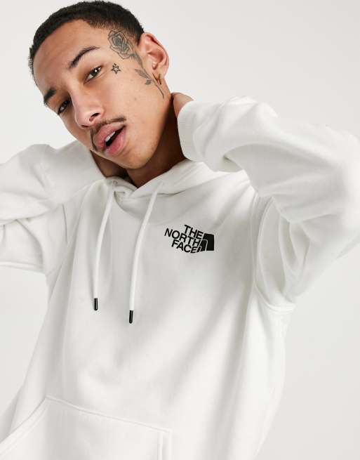 The North Face Box NSE pullover hoodie in white