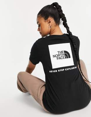 The north face t shirt store back print