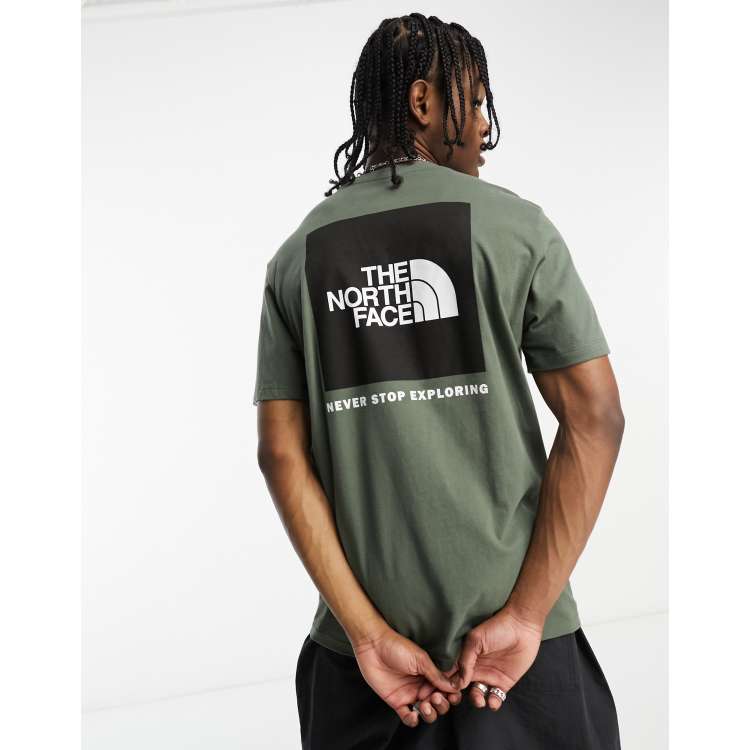 khaki north face t shirt