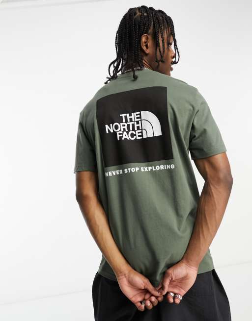 The North Face NSE Box Back Print Logo T-Shirt in White