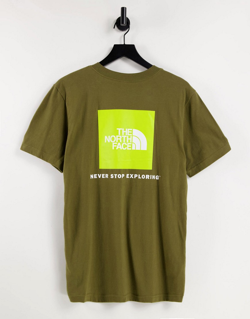 The North Face Box NSE t-shirt in khaki-Green