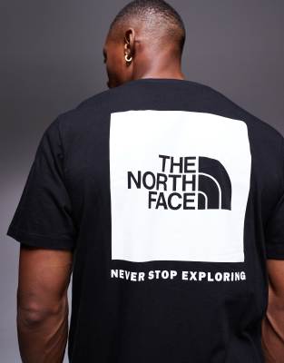 Box NSE t-shirt with back graphic in black