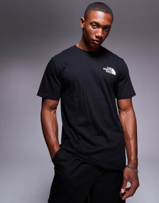 Luxury offers tshirt north face black