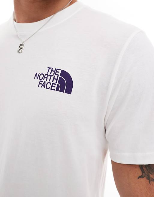 The North Face Box NSE T-shirt with back graphic in white The North Face Box NSE T-shirt with back graphic in white