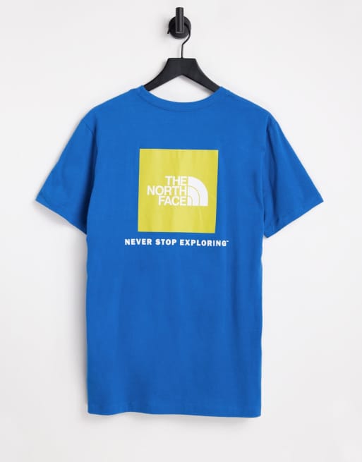 Aap Christchurch Verbeteren The North Face Box t-shirt in blue | ASOS