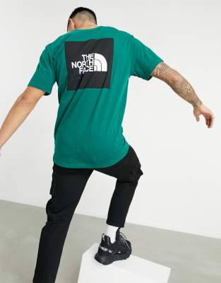 green north face shirt