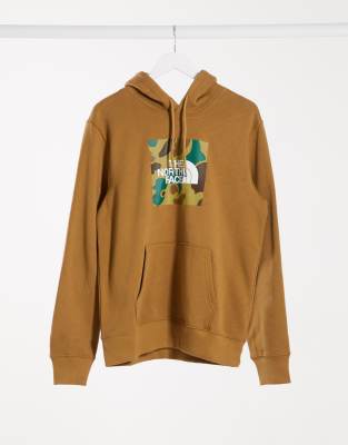 north face brown hoodie