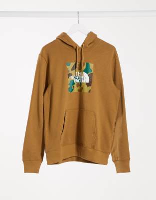 brown north face hoodie