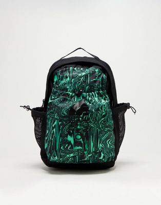 The North Face Bozer 19l backpack in green and black digi print
