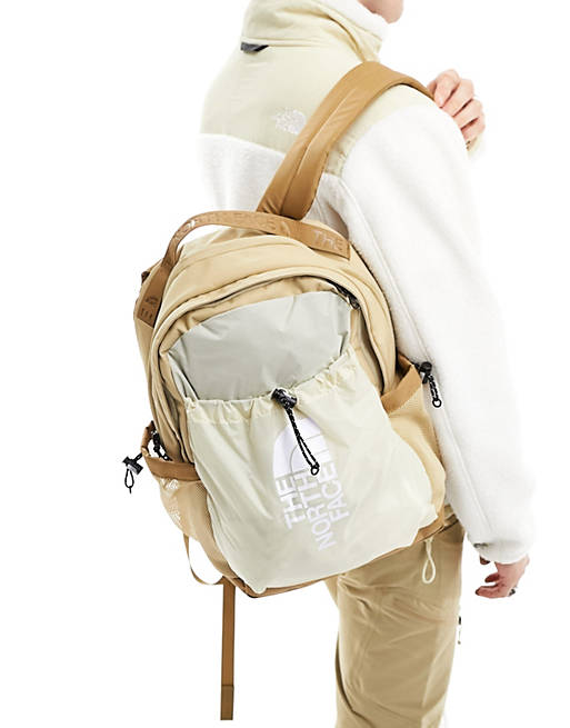 The North Face bozer backpack in Stone