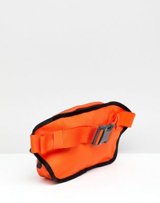 orange north face bum bag