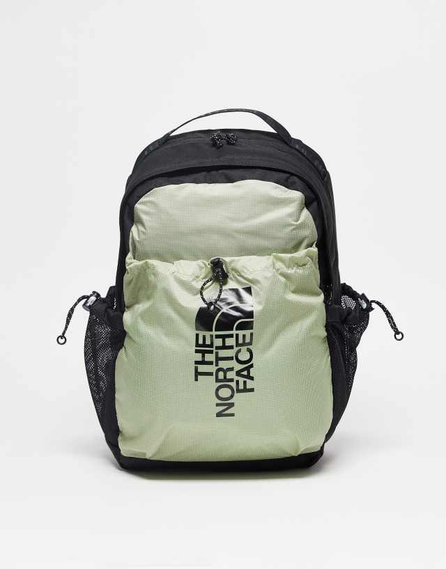 The North Face Bozer III backpack in black/green