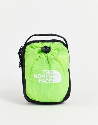 The North Face Bozer III cross body bag in lime green