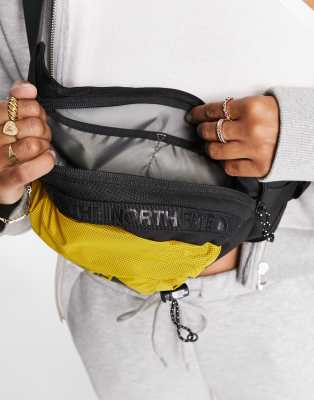 north face bum bag yellow