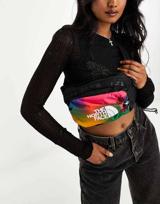 The North Face - Bozer III - Marsupio con stampa in colori arcobaleno sfumati