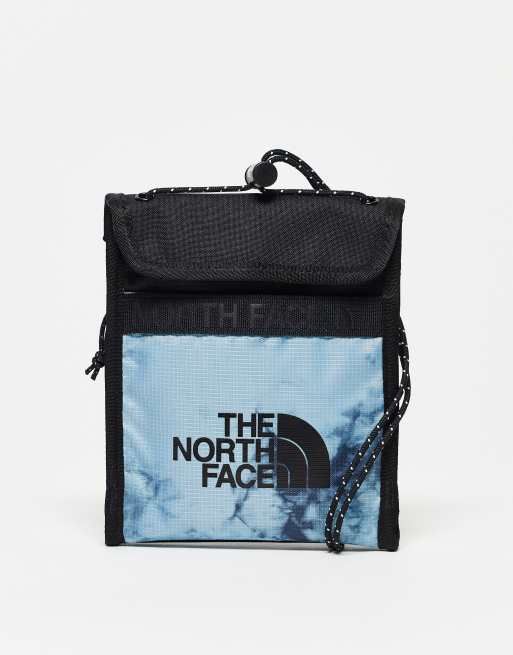 The North Face Bozer III neck pouch in blue tie dye ASOS
