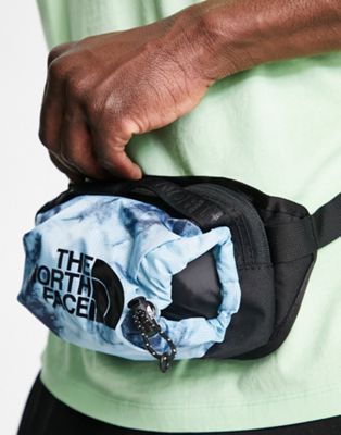 The North Face Bozer III S bum bag in tie dye blue