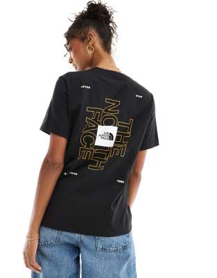 Brand Proud back graphic T-shirt in black