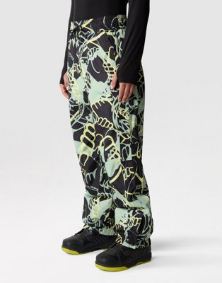The North Face Ski Build up trousers in black print  - ASOS Price Checker