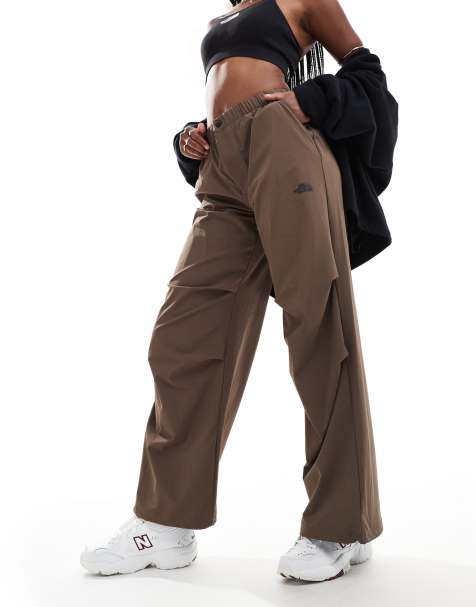 The North Face bungee baggy woven pants in brown - view 1