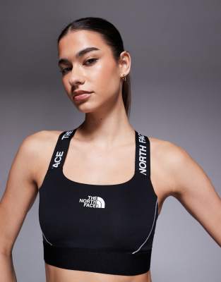 The North Face - Cambrena - Sport-BH in Schwarz