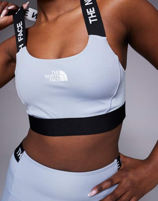 The North Face Cambrena training bra in grey, 3 of 4
