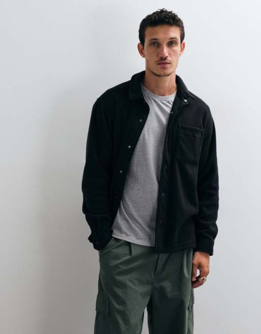 The North Face camicia in pile Open Range nera, 2 di 5