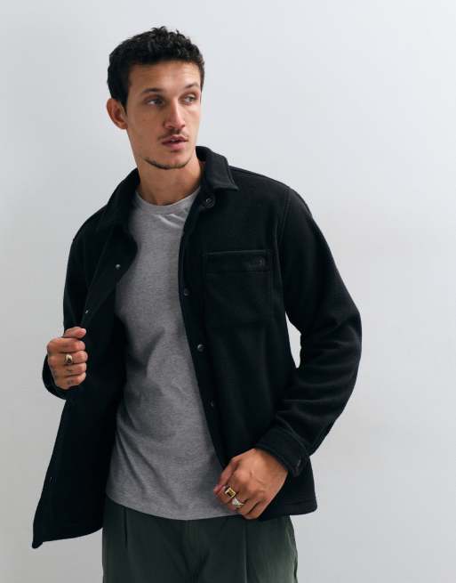 The North Face camicia in pile Open Range nera, 4 di 5