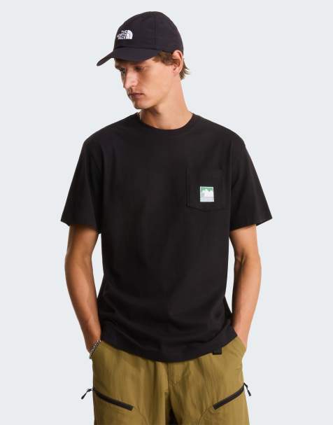 The North Face camiseta gráfica holgada con logo Mountain en negro TNF - view 1