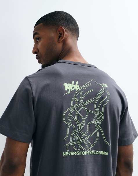 The North Face - camiseta gráfica NSE Slopes en gris - view 1