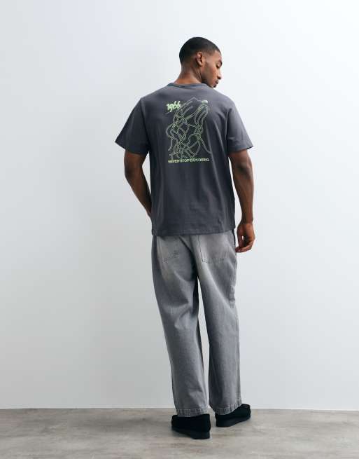 The North Face - camiseta gráfica NSE Slopes en gris, 3 de 5