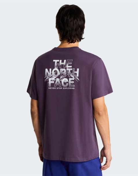 The North Face camiseta holgada de manga corta 'All the Way to the Top' en Endless Dusk/TNF White - view 1