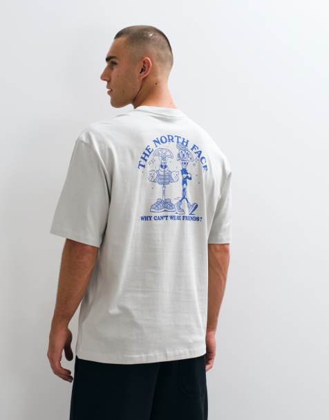 The North Face - camiseta oversize gris "WHY CANT WE BE FRIENDS" - view 1