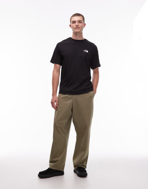 The North Face Campfire backprint oversized t-shirt in black