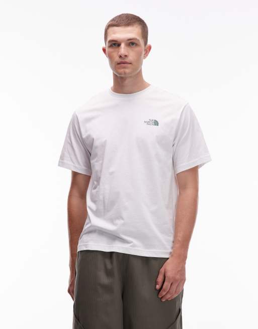 The North Face - Campfire - Oversized T-shirt met print op de achterkant in wit, 3 van 5