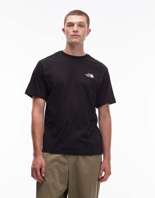 The North Face – Campfire – Svart, avslappnad t-shirt med tryck baktill, 4 av 5