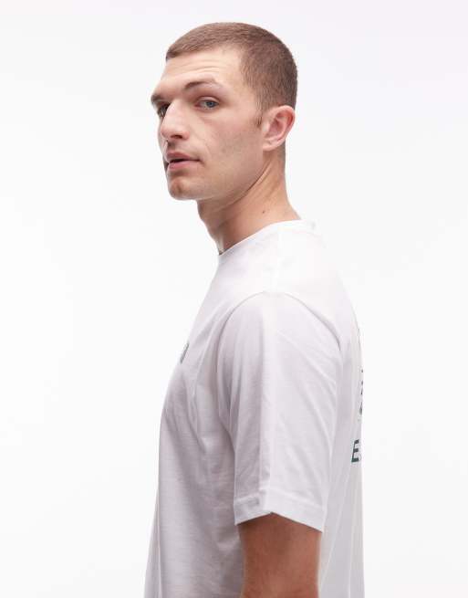 The North Face - Campfire - T-shirt oversize bianca con stampa sul retro, 4 di 5