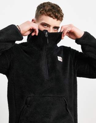 North face campshire hoodie black sale