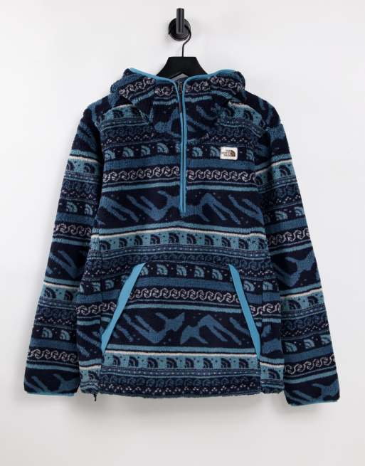 The North Face Campshire printed hoodie in blue | ASOS