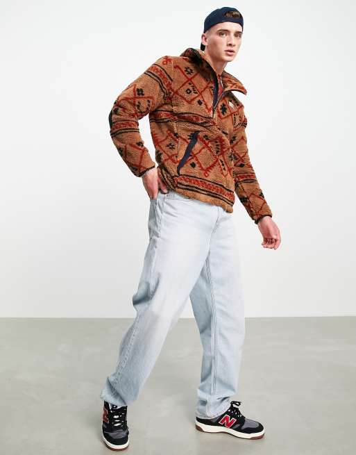 The North Face Campshire printed hoodie in brown | ASOS