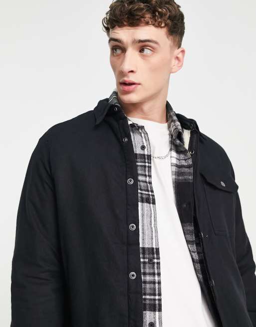 The North Face Campshire shirt in black ASOS