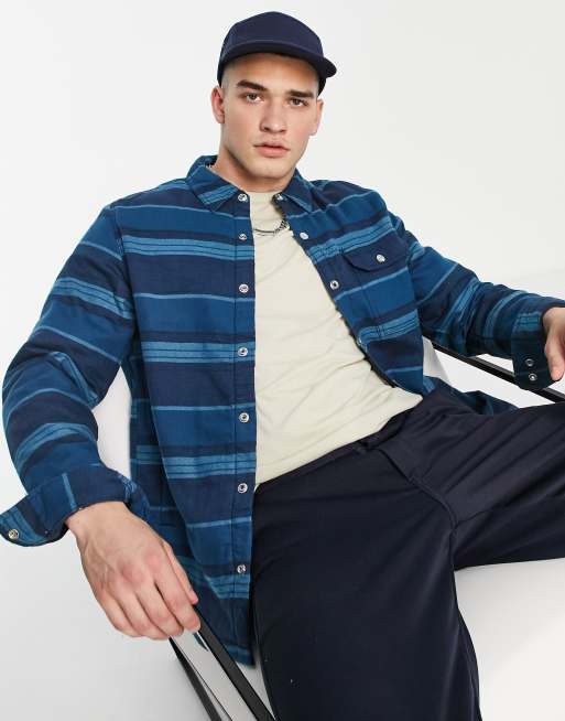 The North Face Campshire shirt in blue ASOS