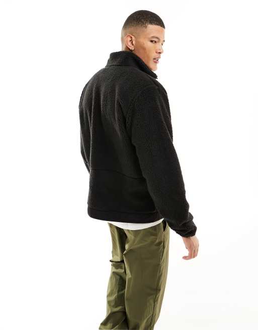 The North Face - Campshire - Sort jakke med lynlås i fleece, 3 af 4